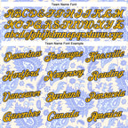 Custom Stitched Cream Gold-Navy 3D Pattern Design Ethnic Paisley Floral Bandana Sports Pullover Sweatshirt Hoodie