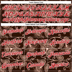 Custom Stitched Brown Red-White 3D Pattern Design Ethnic Paisley Floral Bandana Sports Pullover Sweatshirt Hoodie