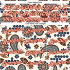 Custom Stitched Cream City Cream-Red 3D Pattern Design Ethnic Paisley Floral Bandana Sports Pullover Sweatshirt Hoodie