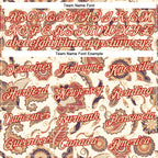 Custom Stitched Cream City Cream-Red 3D Pattern Design Ethnic Paisley Floral Bandana Sports Pullover Sweatshirt Hoodie