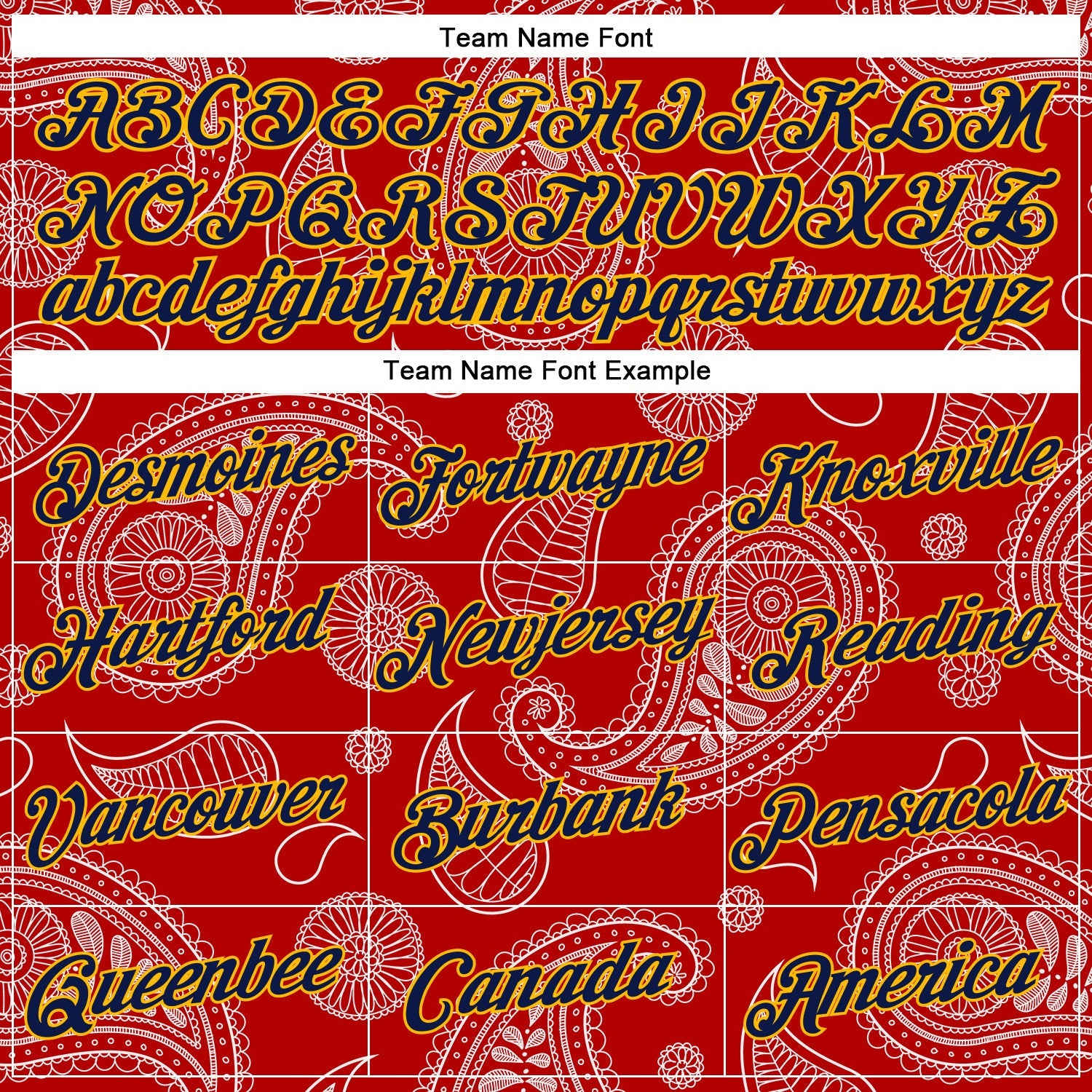 Custom Stitched Red Navy-Gold 3D Pattern Design Ethnic Paisley Floral Bandana Sports Pullover Sweatshirt Hoodie