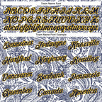 Custom Stitched White Navy-Gold 3D Pattern Design Ethnic Paisley Floral Bandana Sports Pullover Sweatshirt Hoodie