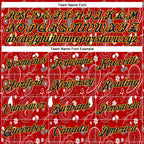 Custom Stitched Red Navy-Gold 3D Pattern Design Ethnic Paisley Floral Bandana Sports Pullover Sweatshirt Hoodie