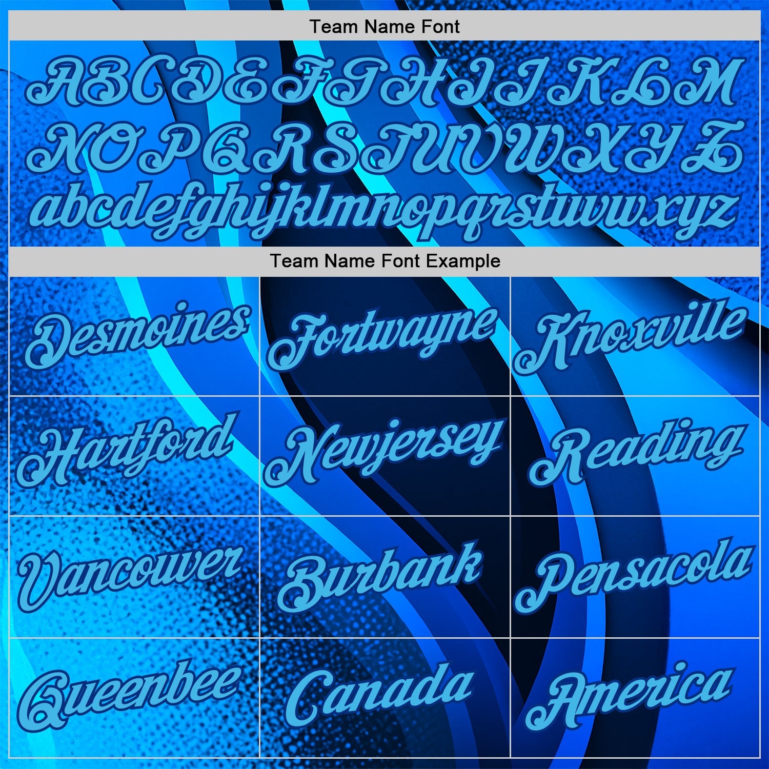 Custom Blue Sky Blue-Royal 3D Pattern Design France Wave Gradient Sportswear Performance T-Shirt