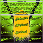 Custom Green Neon Green Yellow-Black 3D Pattern Design Color Block Arrow Sportswear Performance T-Shirt