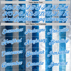 Custom Stitched Blue Powder Blue-White 3D Pattern Design Argentine Inspired Sun And Moon Sportswear Pullover Sweatshirt Hoodie