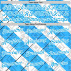 Custom Stitched White Sky Blue Black-Blue 3D Pattern Design Argentine Inspired Geometric Tribal Shape Sportswear Pullover Sweatshirt Hoodie
