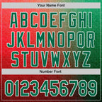 Custom Stitched Red Kelly Green-White 3D Pattern Design Mexico Subtle Sportswear Pullover Sweatshirt Hoodie