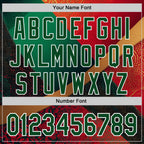 Custom Stitched Red Green-White 3D Pattern Design Mexico Geometric Tribal Sportswear Pullover Sweatshirt Hoodie