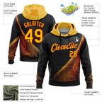 Custom Stitched Black Yellow-Red 3D Pattern Design Germany Inspired Tribal Sportswear Pullover Sweatshirt Hoodie