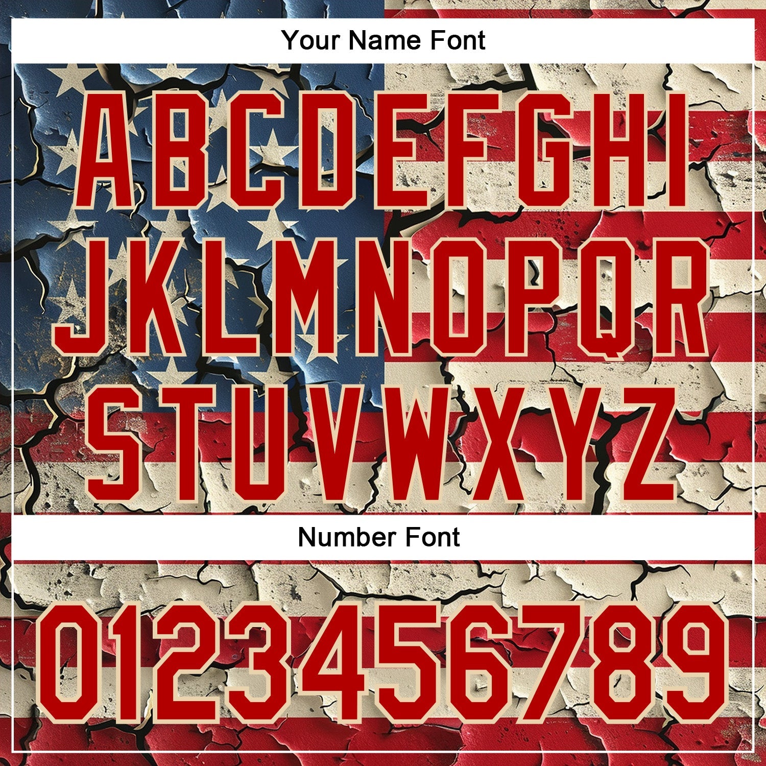 Custom Stitched Red City Cream 3D American Flag Retro Distressed Grunge Sports Pullover Sweatshirt Hoodie