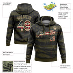 Custom Stitched Olive Vintage USA Flag-City Cream 3D American Flag Retro Distressed Grunge Salute To Service Sports Pullover Sweatshirt Hoodie