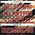 Custom Stitched Black Crimson-City Cream 3D American Flag Retro Distressed Grunge Sports Pullover Sweatshirt Hoodie