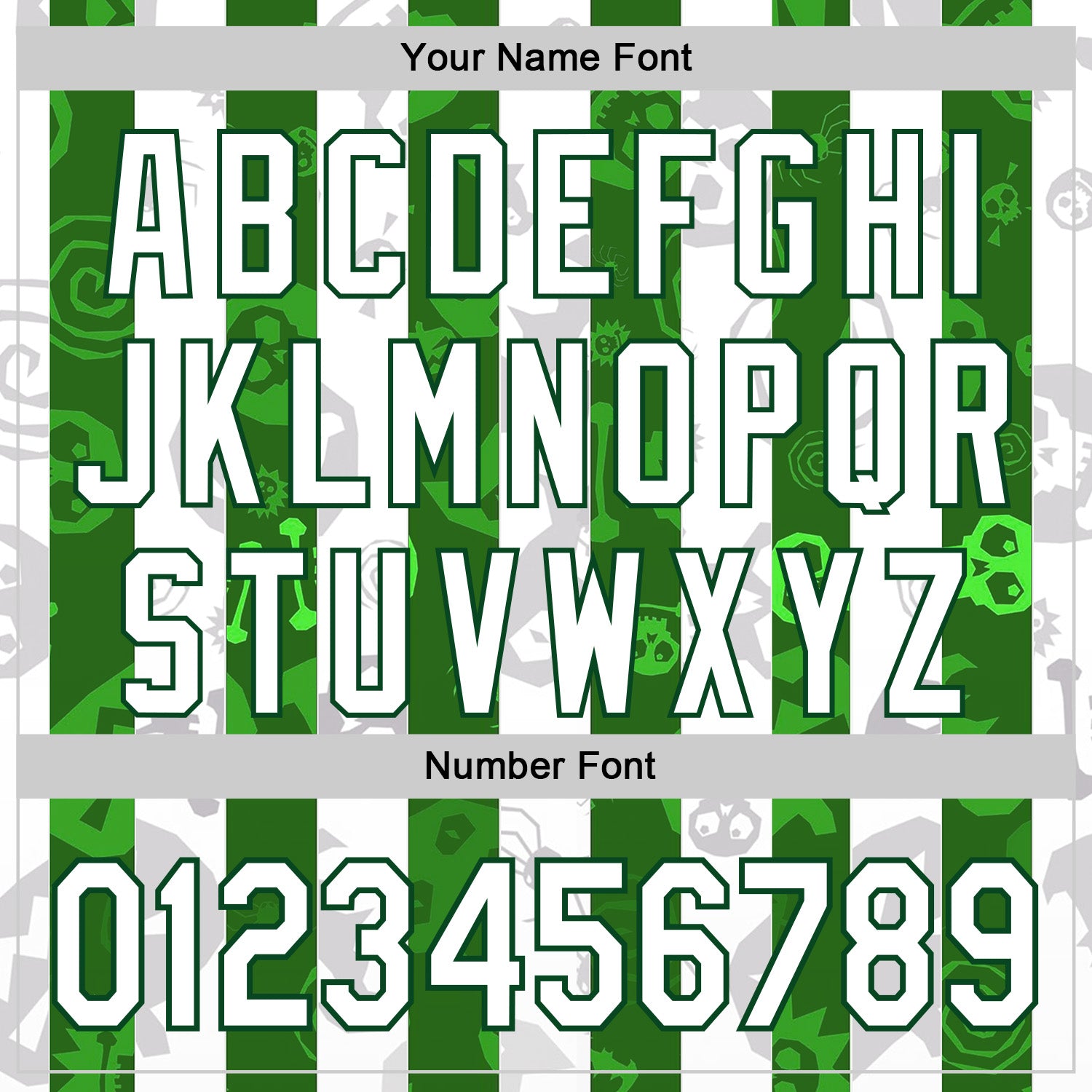 Custom White Green 3D Halloween Spooky Spider Stripe Authentic Baseball Jersey