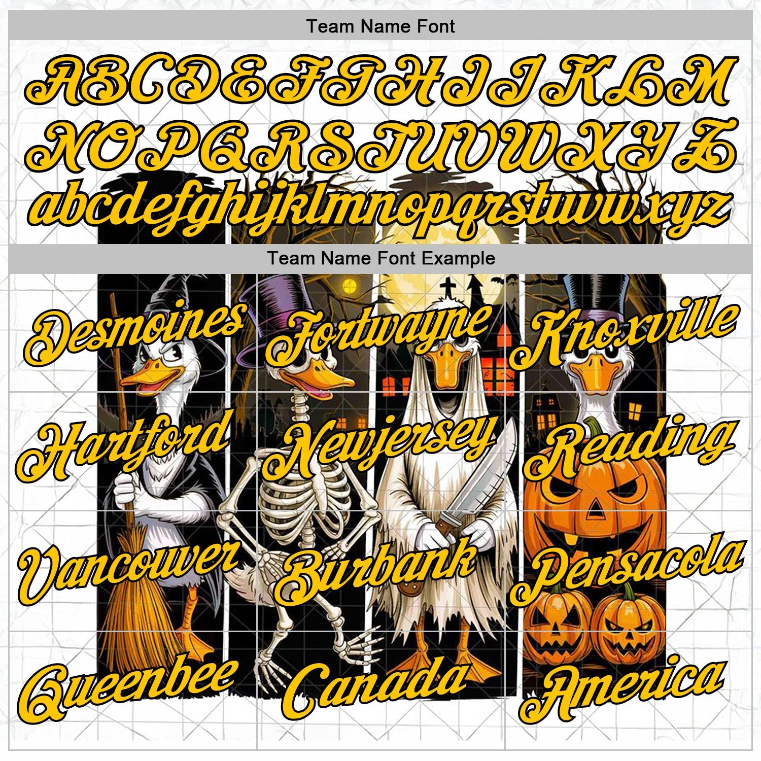 Custom White Yellow-Black 3D Halloween Pumpkin Spooky Sports Pullover Sweatshirt Hoodie