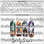 Custom White Black 3D Halloween Pumpkin Spooky Sports Pullover Sweatshirt Hoodie