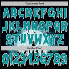 Custom Black Teal-White 3D Halloween Zombies Spooky Sports Pullover Sweatshirt Hoodie