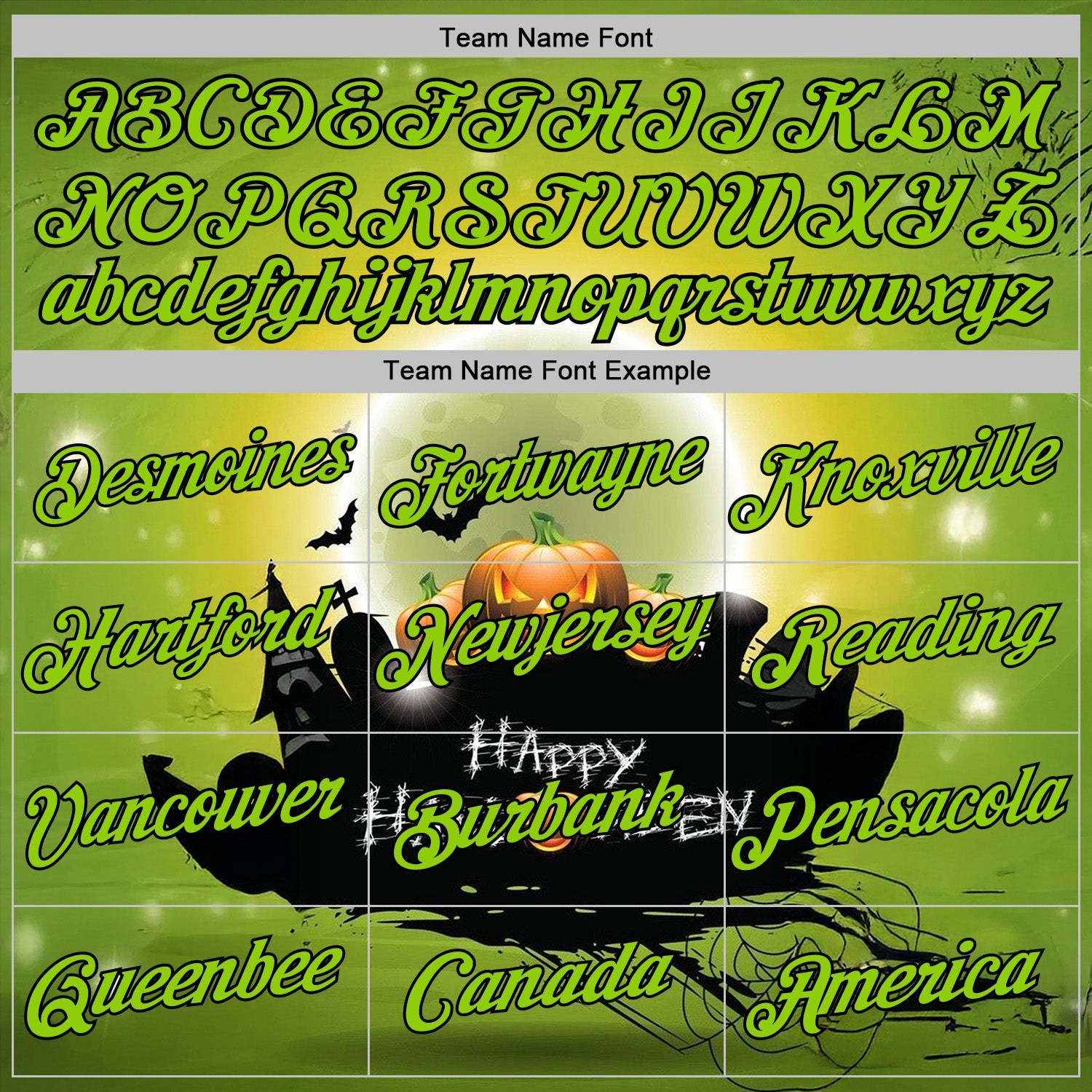 Custom Green Neon Green-Black 3D Halloween Pumpkin Spooky Sports Pullover Sweatshirt Hoodie