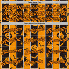 Custom Bay Orange Black 3D Halloween Pumpkin Spooky Stripe Sports Pullover Sweatshirt Hoodie