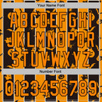 Custom Bay Orange Black 3D Halloween Pumpkin Spooky Stripe Sports Pullover Sweatshirt Hoodie