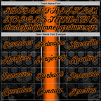 Custom Black Orange-Bay Orange 3D Halloween Pumpkin Spooky Sportswear Pullover Sweatshirt Hoodie