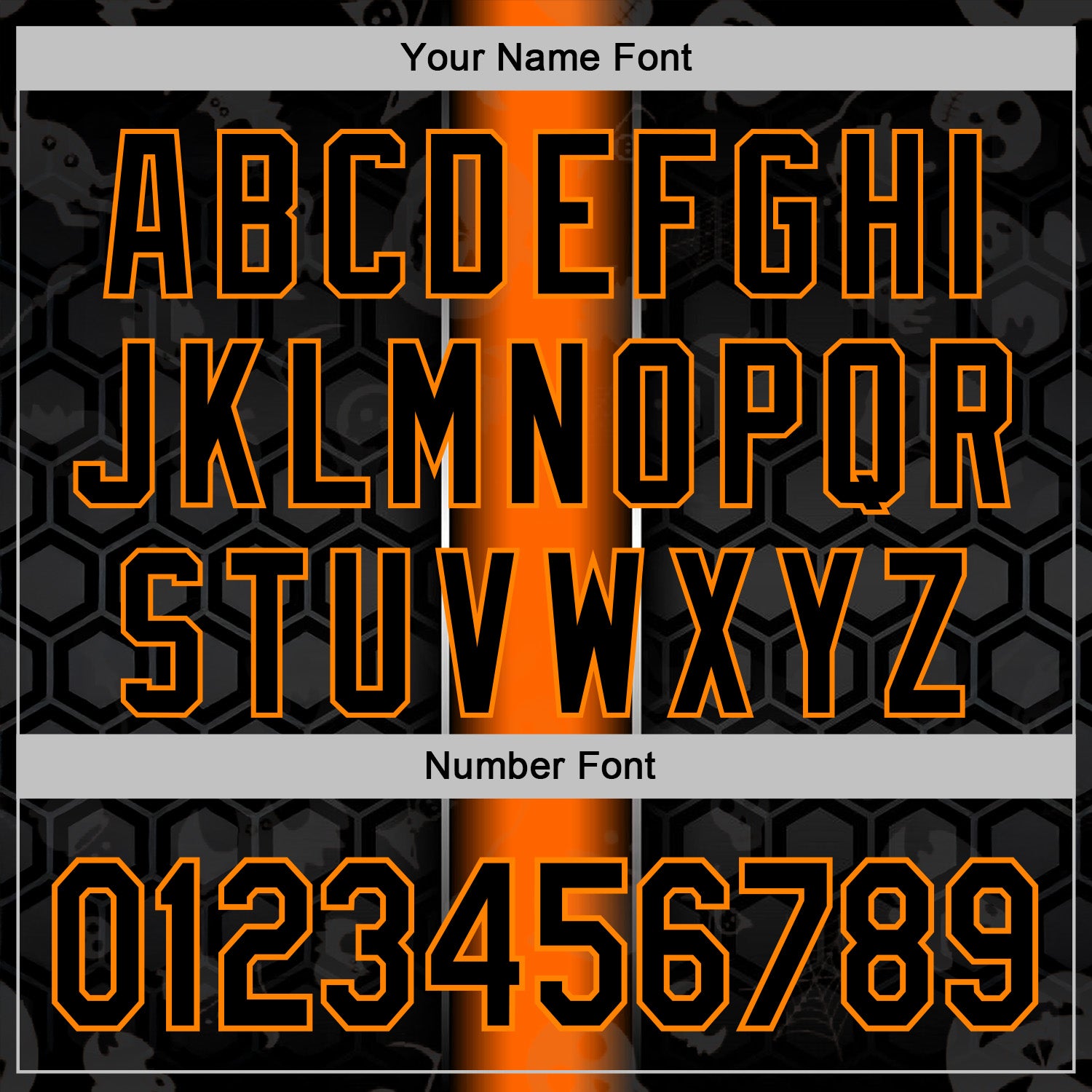 Custom Black Orange-Bay Orange 3D Halloween Pumpkin Spooky Sportswear Pullover Sweatshirt Hoodie