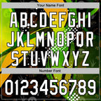 Custom Black White Green-Yellow 3D Halloween Spooky Sportswear Pullover Sweatshirt Hoodie