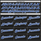 Custom Stitched Black Royal-White 3D Pattern Design Abstract Brush Stroke Sports Pullover Sweatshirt Hoodie