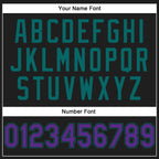 Custom Stitched Black Purple-Teal 3D Pattern Design Abstract Brush Stroke Sports Pullover Sweatshirt Hoodie