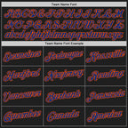Custom Stitched Black Royal-Orange 3D Pattern Design Abstract Brush Stroke Sports Pullover Sweatshirt Hoodie