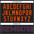 Custom Stitched Black Royal-Orange 3D Pattern Design Abstract Brush Stroke Sports Pullover Sweatshirt Hoodie