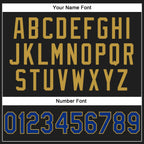 Custom Stitched Black Royal-Old Gold 3D Pattern Design Abstract Brush Stroke Sports Pullover Sweatshirt Hoodie