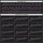 Custom Stitched Black Crimson-Teal 3D Pattern Design Abstract Brush Stroke Sports Pullover Sweatshirt Hoodie