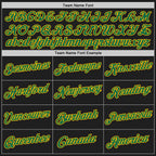 Custom Stitched Black Kelly Green-Gold 3D Pattern Design Abstract Brush Stroke Sports Pullover Sweatshirt Hoodie