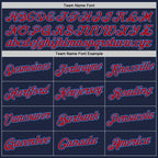 Custom Stitched Navy Red-Powder Blue 3D Pattern Design Abstract Brush Stroke Sports Pullover Sweatshirt Hoodie