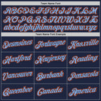 Custom Stitched Navy Light Blue-Orange 3D Pattern Design Abstract Brush Stroke Sports Pullover Sweatshirt Hoodie