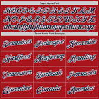 Custom Stitched Red Navy-White 3D Pattern Design Abstract Brush Stroke Sports Pullover Sweatshirt Hoodie