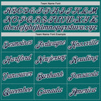 Custom Stitched Teal Navy-White 3D Pattern Design Abstract Brush Stroke Sports Pullover Sweatshirt Hoodie