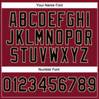 Custom Stitched Crimson Black-Cream 3D Pattern Design Abstract Brush Stroke Sports Pullover Sweatshirt Hoodie