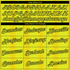 Custom Stitched Neon Yellow Black 3D Pattern Design Geometric Shape Sports Pullover Sweatshirt Hoodie