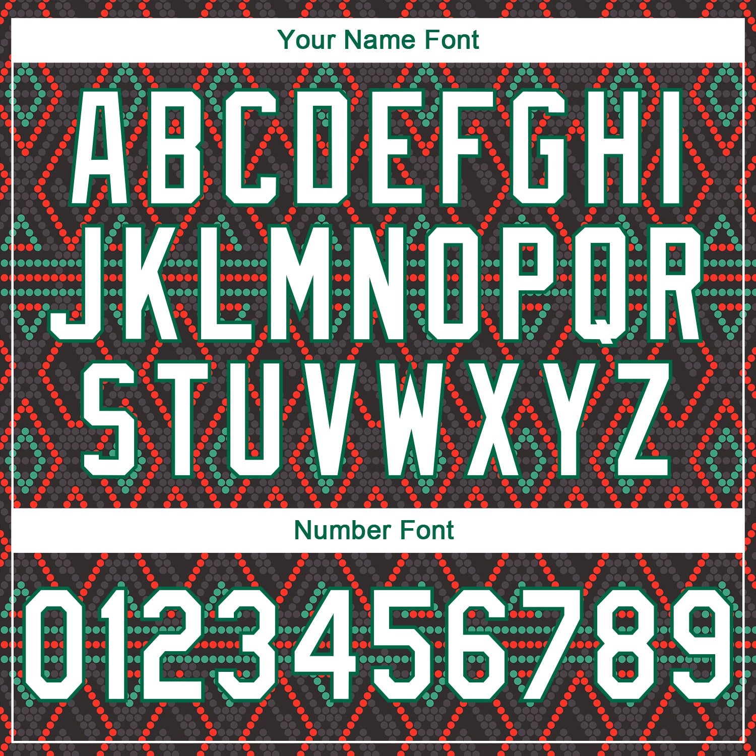 Custom Stitched Black White Kelly Green-Red 3D Pattern Design Geometric Shape Sports Pullover Sweatshirt Hoodie