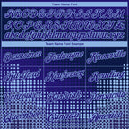 Custom Stitched Dark Purple Light Blue-Navy 3D Pattern Design Modern Polka Dot Sports Pullover Sweatshirt Hoodie