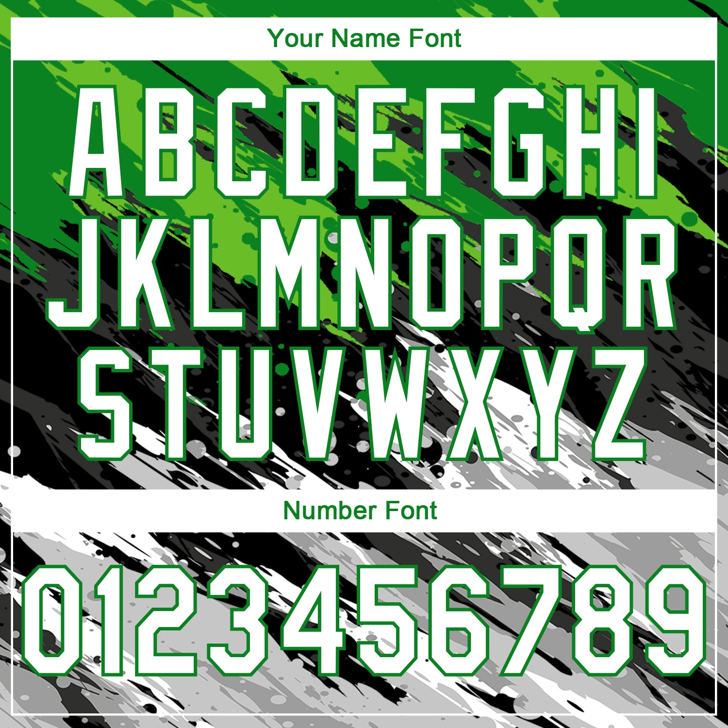 Custom Stitched Black White Grass Green-Gray 3D Pattern Design Splash Sports Pullover Sweatshirt Hoodie