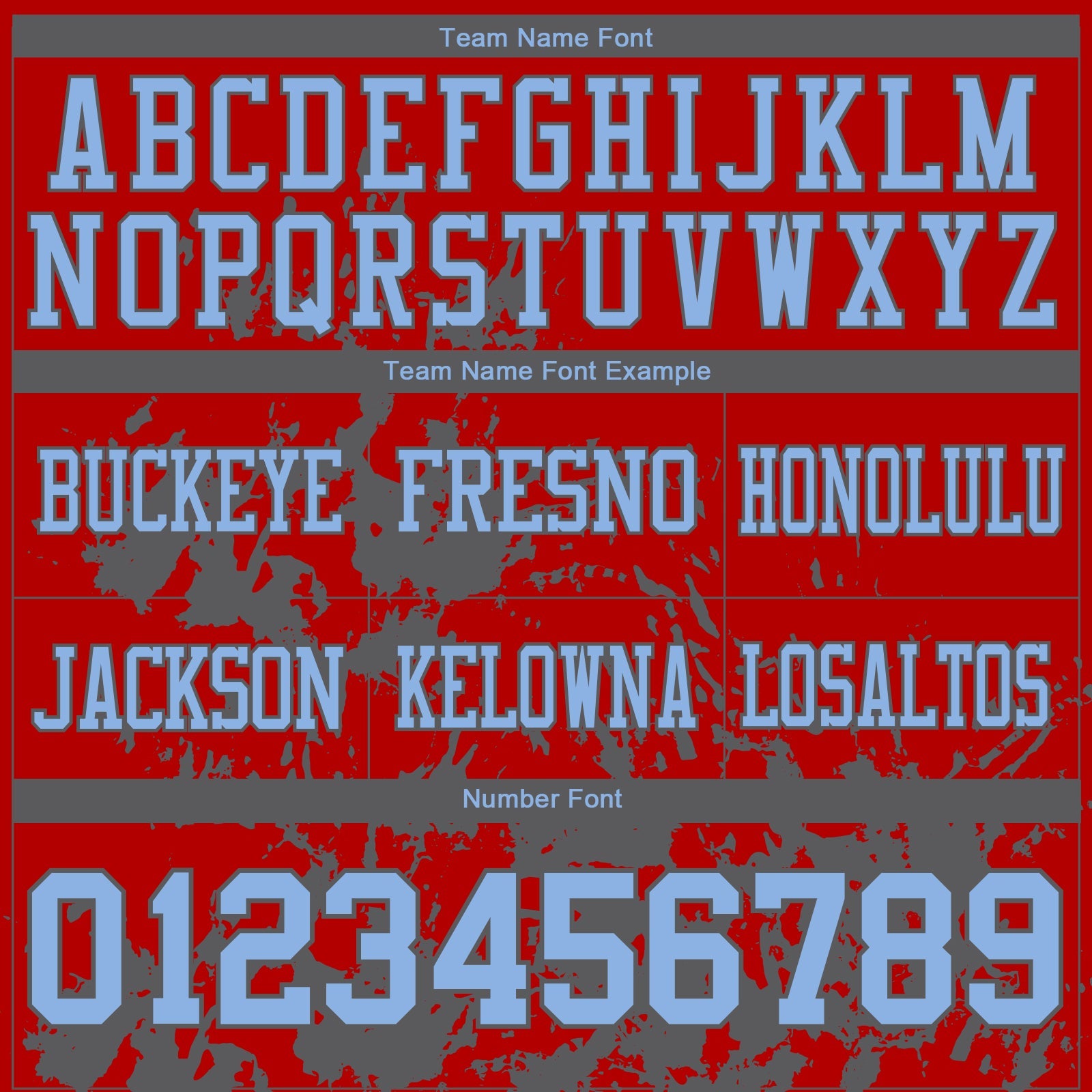 Custom Red Light Blue-Steel Gray 3D Pattern Splash Authentic Football Jersey