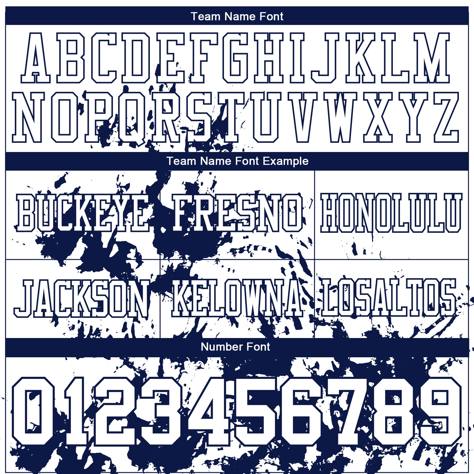 Custom White Navy 3D Pattern Splash Authentic Football Jersey
