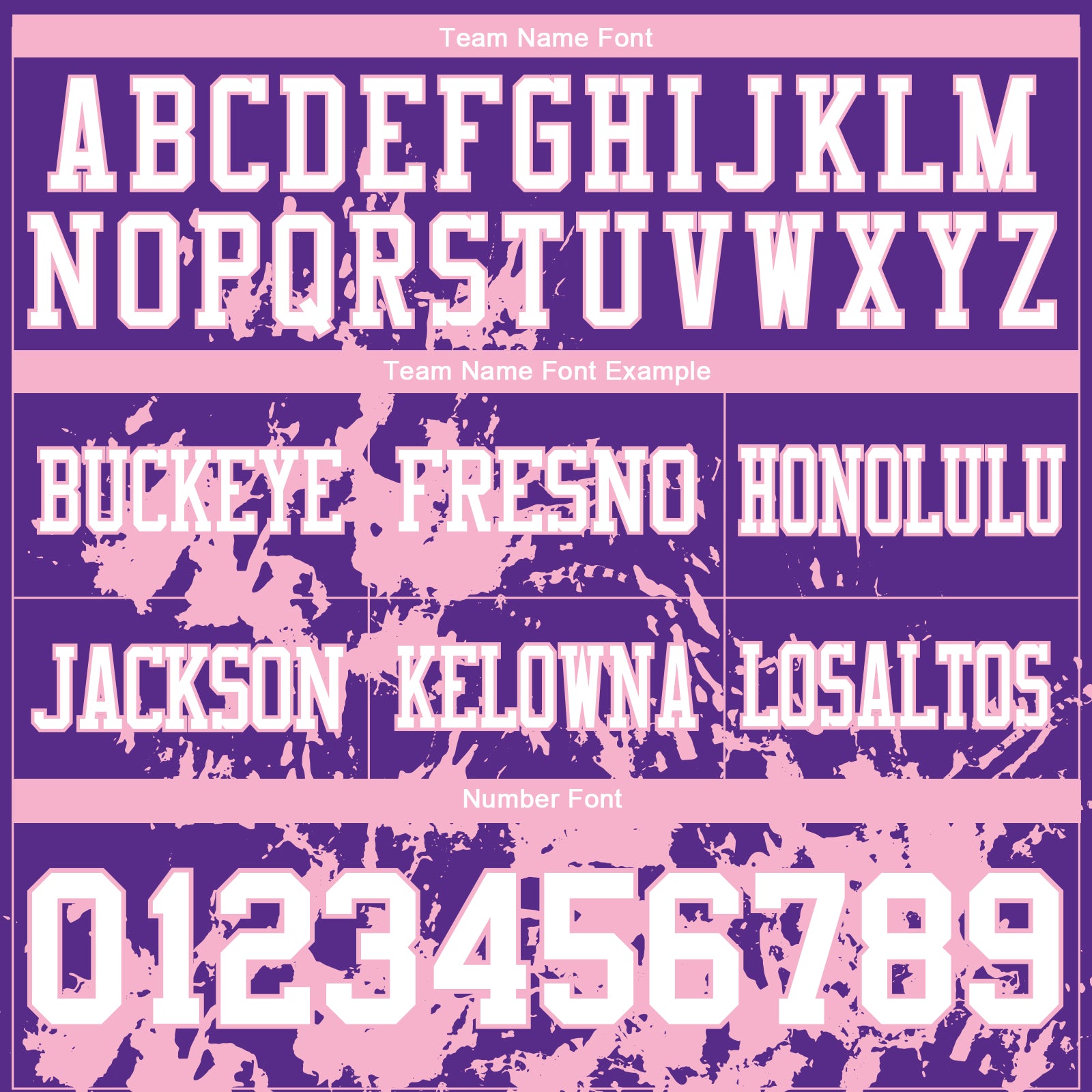 Custom Purple White-Light Pink 3D Pattern Splash Authentic Football Jersey