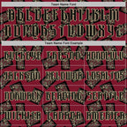 Custom Crimson Gold 3D Skull Poker Playing Card Vintage Sports Pullover Sweatshirt Hoodie