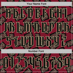 Custom Crimson Gold 3D Skull Poker Playing Card Vintage Sports Pullover Sweatshirt Hoodie