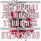 Custom White Black-Crimson 3D Skull Gothic Emperor Royalty Sports Pullover Sweatshirt Hoodie