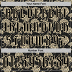 Custom Black Cream 3D Skull Gothic Vintage Grunge Art Sports Pullover Sweatshirt Hoodie